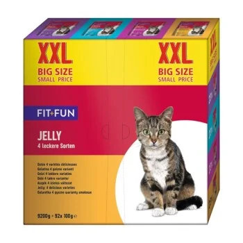 FIT+FUN Jelly Multipack, pâtée en gelée pour chat adulte